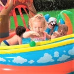 Детски басейн с пързалка и пръскалка BESTWAY LAGUNA LAVA 265х265х104см