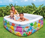 Надуваем басейн INTEX, Морски аквариум, 159х159х50см, 57471NP