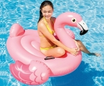 Надуваемо розово фламинго 147см - INTEX 57558NP - Flamingo Ride-on