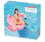 Надуваемо розово фламинго 147см - INTEX 57558NP - Flamingo Ride-on