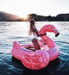 Надуваемо розово фламинго 218см, INTEX - 56288EU - Mega Flamingo Island