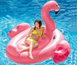 Надуваемо розово фламинго 218см, INTEX - 56288EU - Mega Flamingo Island