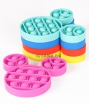 Антистрес играчка Fidget Toys Popit, Попит, фиджет, Pop it fidget, малко, различни форми