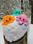 Плюшен октопод с две лица REVERSIBLE OCTOPUS PLUSH