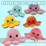 ПРОМО Комплект 3 броя Плюшен октопод с две лица REVERSIBLE OCTOPUS PLUSH