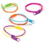 ПРОМО комплект 3 броя Гривни цип, Bracelet Zipper, Fidget toys