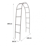 Арка за рози и увивни растения, 136х38х240см - Iguana.bg
