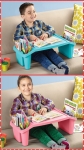 Помощна масичка със странични джобове, 59.5x30.3x21.1см, четири цвята | IGUANA.BG