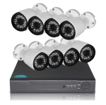Комплект за видеонаблюдение - 8 канален DVR с 8 камери връзка с интернет и 3G