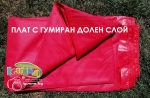 Покрив за шатра 3х3м / 3х4,5м / 3х6м сгъваема тип хармоника, покривало от ПРОМАЗАН плат, платнище от ПОДСИЛЕН ГУМИРАН плат