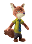 Плюшена Лисица Измамник-лисан 37см Zootropolis, Зоотрополис