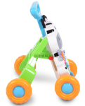 Детска / Бебешка МУЗИКАЛНА ИГРАЧКА ЗА ПРОХОЖДАНЕ LITTLE ZEBRA 2В1 СИН