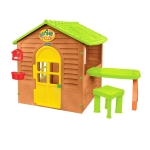 Детска къщичка Garden House с маса и стол, Отваряща се врата и хранилка за птички | Iguana.bg
