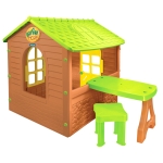 Детска къщичка Garden House с маса и стол, Отваряща се врата и хранилка за птички | Iguana.bg