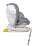 Детски СТОЛ ЗА КОЛА С ISOFIX СИСТЕМА ADMIRAL СВЕТЛОСИВ 0/1/2/3 (0-36кг)