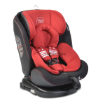 Детски СТОЛ ЗА КОЛА С ISOFIX СИСТЕМА PILOT 360° ЧЕРВЕН 0/1/2/3 (0-36кг)