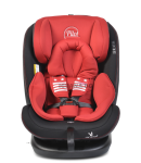 Детски СТОЛ ЗА КОЛА С ISOFIX СИСТЕМА PILOT 360° ЧЕРВЕН 0/1/2/3 (0-36кг)