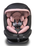 Детски СТОЛ ЗА КОЛА С ISOFIX СИСТЕМА PILOT 360° РОЗОВ 0/1/2/3 (0-36кг)