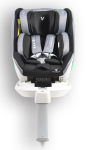 Детски СТОЛ ЗА КОЛА COMMODORE С ISOFIX СИСТЕМА 360° ТЪМНОСИВ i-size