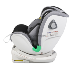 Детски СТОЛ КОЛА GENERAL С ISOFIX СИСТЕМА 360° СИВ i-size