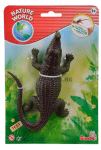 Стреч влечуги Simba Natural World, асортимент, 14 см / КРОКОДИЛ