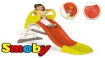 SMOBY Детска пързалка 150см до 50кг с ВОДНА функция, ЧЕРВЕНА