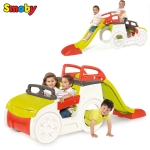 Smoby - Занимателен център с пързалка и пясъчник Кола на приключенията