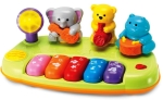 WINFUN Многофункционално Музикално  Пиано със животни, 4 инструмента  JUNGLE BAND PIANO