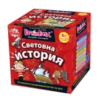 BRAIN BOX Забавна Игра "СВЕТОВНА ИСТОРИЯ", отговаряй на въпроси,събирай карти