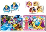3в1 Пъзел Clementoni SUPERKIT The Princess/ Принцесите 2 х 30 части + игра Memo и  Domino