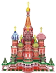 CubicFun 3D Пъзел St.BASIL'S CATHEDRAL, 184 части