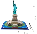 Cubic Fun 3D Пъзел Statue of Liberty (U.S.A), 39 части