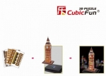 Cubic Fun 3D Пъзел Big Ben (U.K), LED светлини, 28 части