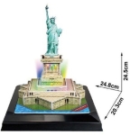 CubicFun 3D Пъзел Statue of Liberty, LED светлини, 37 части