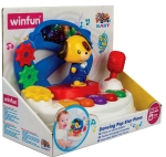 WINFUN Цветно Пиано с Танцуващо Куче,звук и светлини, Beat Bop