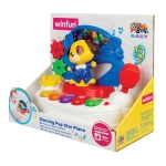 WINFUN Цветно Пиано с Танцуващо Куче,звук и светлини, Beat Bop