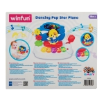 WINFUN Цветно Пиано с Танцуващо Куче,звук и светлини, Beat Bop