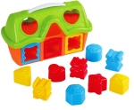PLAYGo Къща сортер с 10 формички  SHAPE AND LOCK BARN