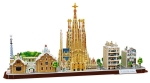 CubicFun 3D Пъзел CITY LINE BARCELONA/Барселона, 186 части