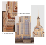 Cubic Fun Пъзел 3D National Geographic Empire State Building 66 части