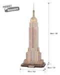 Cubic Fun Пъзел 3D National Geographic Empire State Building 66 части