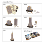 Cubic Fun Пъзел 3D National Geographic Empire State Building 66 части