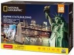 Cubic Fun Пъзел 3D National Geographic Empire State Building 66 части
