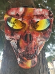 Маска за лице GHOST RIDER мото маски с ЧЕРЕП, рокерски за чопър