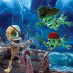 JOHNNY THE SKULL Забавна Игра Пиратските приключения на Джони Черепа, 6 проектора, 4 нива на трудност