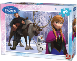 Пъзел 2в1 FROZEN 99 части Замръзналото кралство KING, Холандия