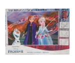 Пъзел 24 части FROZEN + ПОДАРЪК 3 страници и 4 молива за оцветяване Замръзналото кралство