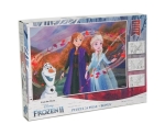 Пъзел 24 части FROZEN + ПОДАРЪК 3 страници и 4 молива за оцветяване Замръзналото кралство