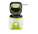 Фритюрник мини sapir sp 1980 bc, 950w, 1 литър, бял/зелен,  2 ГОДИНИ ГАРАНЦИЯ