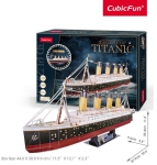 Cubic Fun 3D LED Пъзел Кораб Титаник/Titanic, 266 части, LED Светлина UR